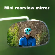 

In-mold 360 Degrees Rotation Safety Warning Mirror Black Bike Rearview Mirror Practical for Mountain Road Bike