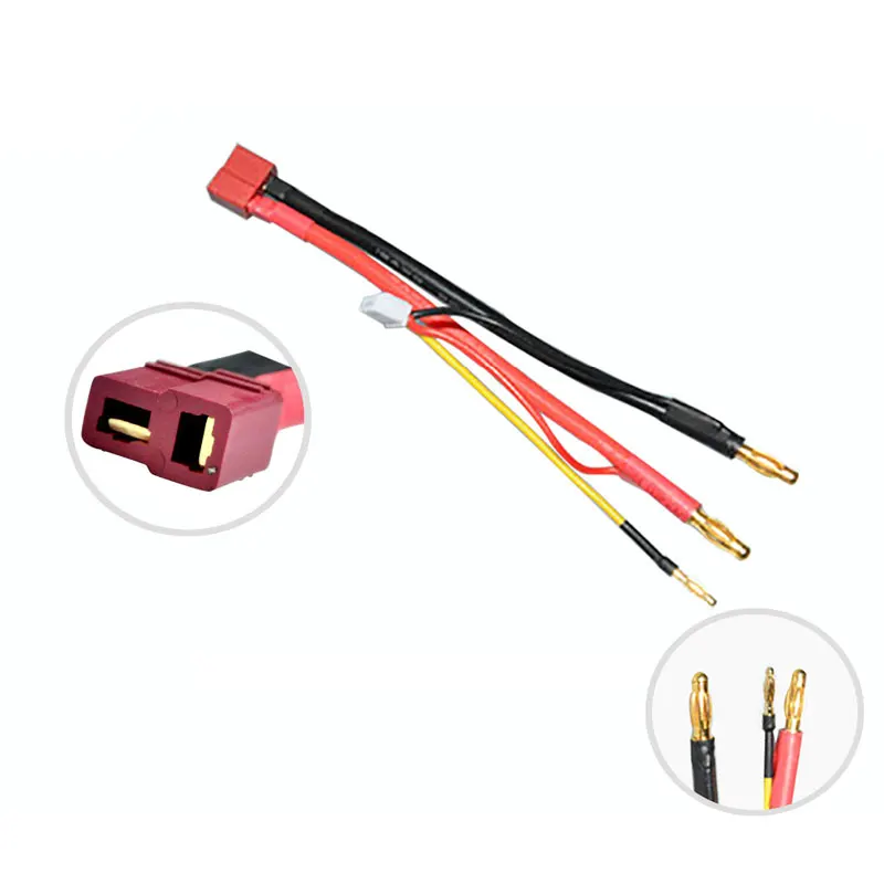 4mm Bullet Banana to Female T-DEAN XT60 XT 60 XT-60 Plug For Hard Case LiPo Battery Lead Wire JST-XH Balance 12awg Silicone wire