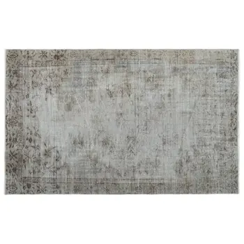 

Handmade Gray Vintage Overdyed Turkish Area Rug 170x268 Cm-5'7''X8'10''