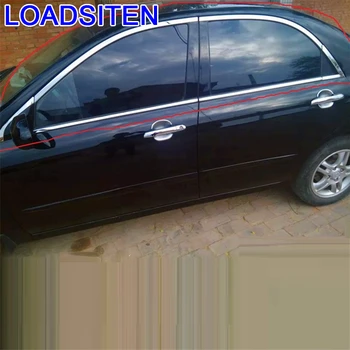 

Automovil Modified Chromium Automobile Window Exterior Sticker Strip Decoration Trim Accessory Modification 17 FOR Kia Cerato