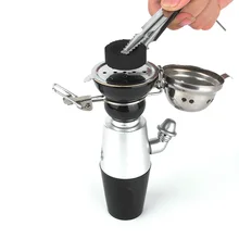 Маленький кальян кальянная трубка чаша держатель для угля теплохранитель мини металлический кальян набор многофункциональные водопроводные трубы аксессуары для курения