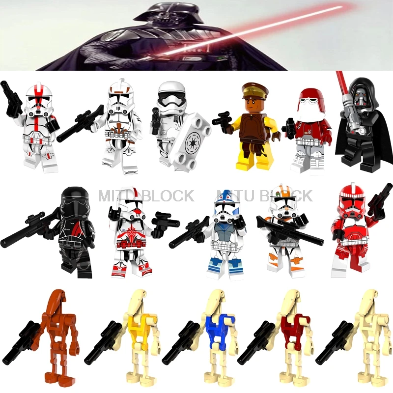 

Starwars Darth Vaders Clonetroopers Snowtroopers Deathtroopers Building Block Compatible With Classic Star Wars
