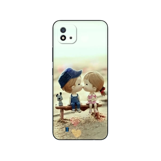 Realme C11 2021 2020 Case Soft Silicon Back Cover For OPPO RealmeC11 C 11 Phone Case RMX3231 RMX2185 6.5inch black tpu case