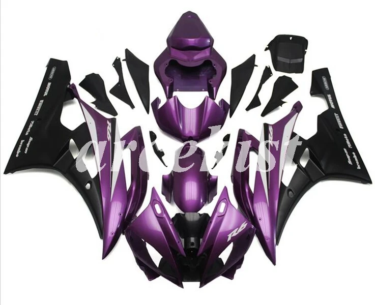 New ABS Injection Mold Motorcycle Full Fairings Kit Fit for YAMAHA YZF-R6 2006 2007 R6 06 07 Custom Purple | Автомобили и
