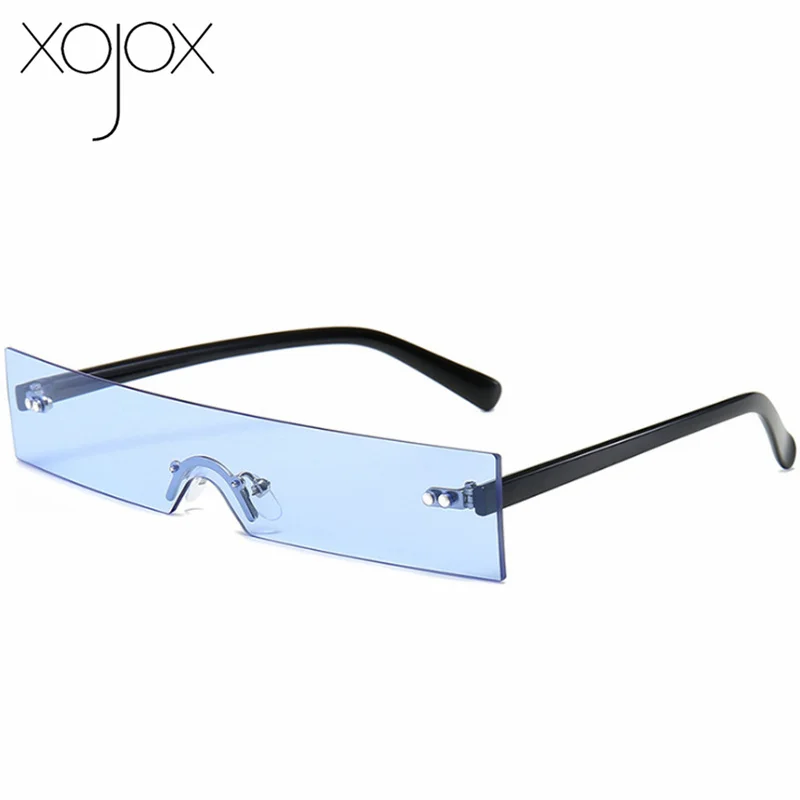 XojoX узкие солнцезащитные очки Для женщин красные прямоугольные солнцезащитные очки Для мужчин модный бренд Винтаж в стиле «хип-хоп» солнцезащитные очки, женские очки UV400 зеркало