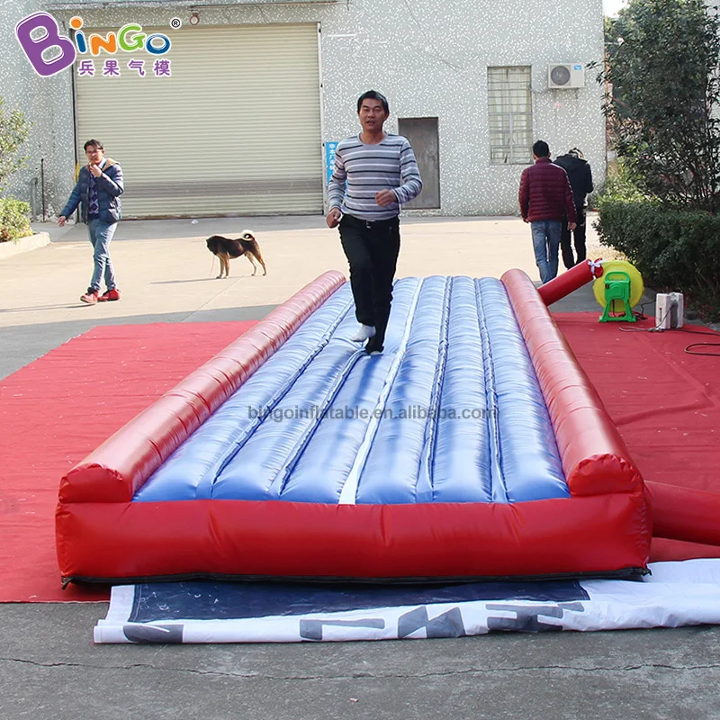 

Custom made 9X2X0.4 meters gym inflatable track / inflatable track for gym toy sports