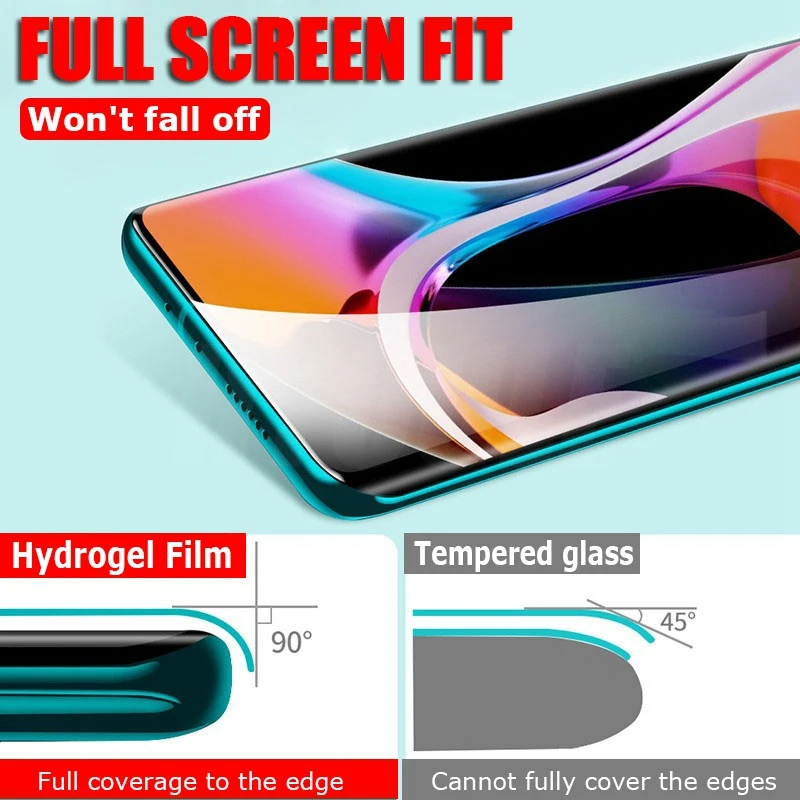 phone screen protectors Hydrogel Film for Motorola Moto G9 G8 Power G Stylus G Fast G Pro E One Vision Screen Protector for E7 Plus E6S Film phone screen guard