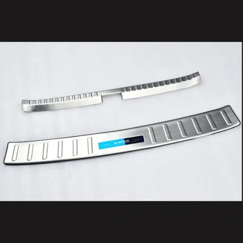 

For Chevrolet Captiva 07-18 superb Rogue Steel Rear Bumper Protector Sill Trunk Guard Cover Trim Car Styling Accessories