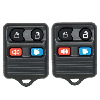 

2Pcs 4 Button Keyless Entry Remote Key Fob shell for Ford Escape Explorer
