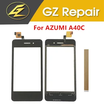 

High Quality For AZUMI A40C Touch Screen Sensor Glass Digitizer Black Color With Tape
