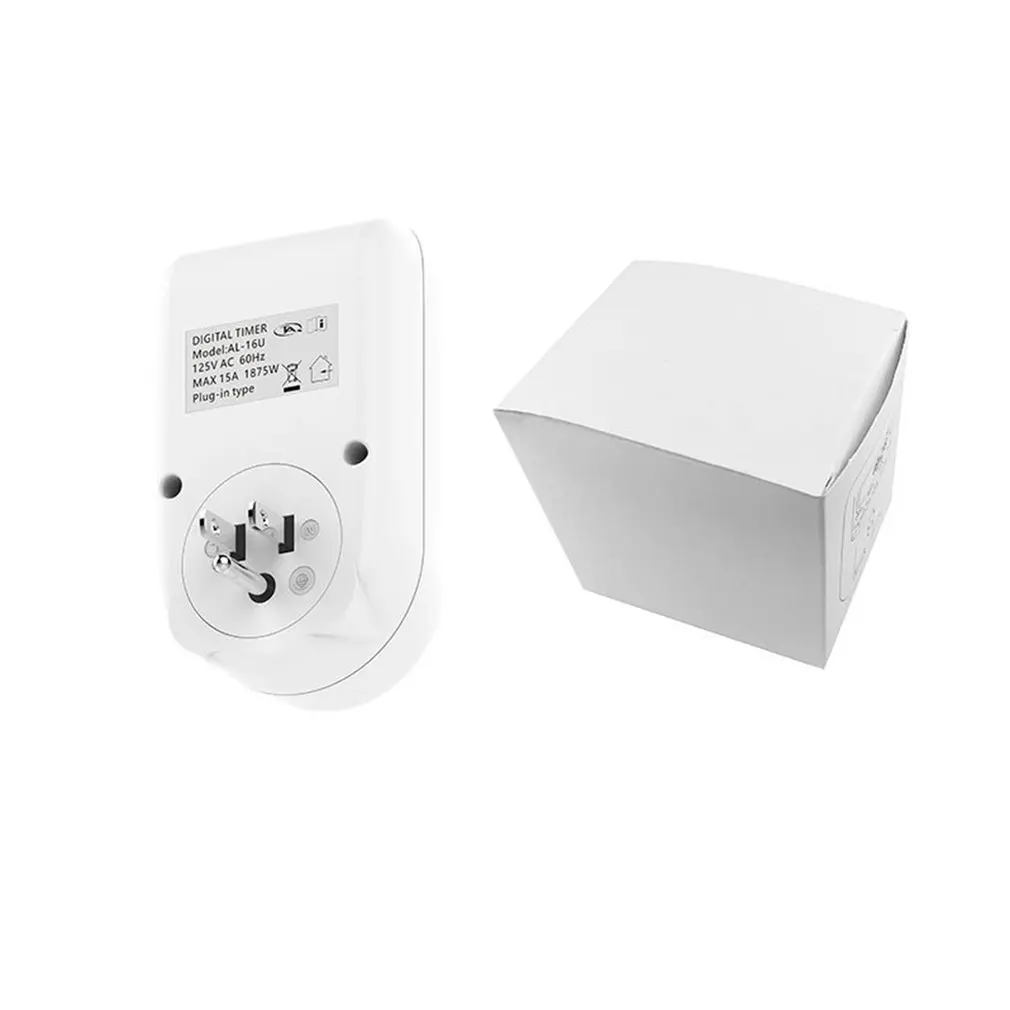 

Weekly Programmable Digital Smart Outlet Plug Timer Time Switch Timing Socket US Plug For Mobile Phone Battery Car