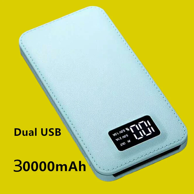 SOODOO для Xiaomi Mi Iphone XS Max 7 8 10000 мАч Внешний повербанк 2 USB lcd банк питания портативное зарядное устройство для мобильного телефона