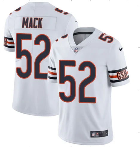 Сшитая мужская майка Chicago Khalil Mack Mitchell Trubisky Walter Payton Vapor Untouchable Limited - Цвет: AS PICTURE