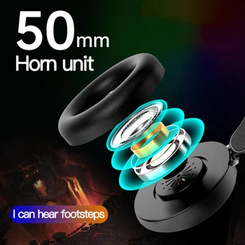 

7.1 Listening To The Sound HD Surround Sound Wired Headphones Head-mounted Over Ear Headsets Stereo Earphone Volume Control