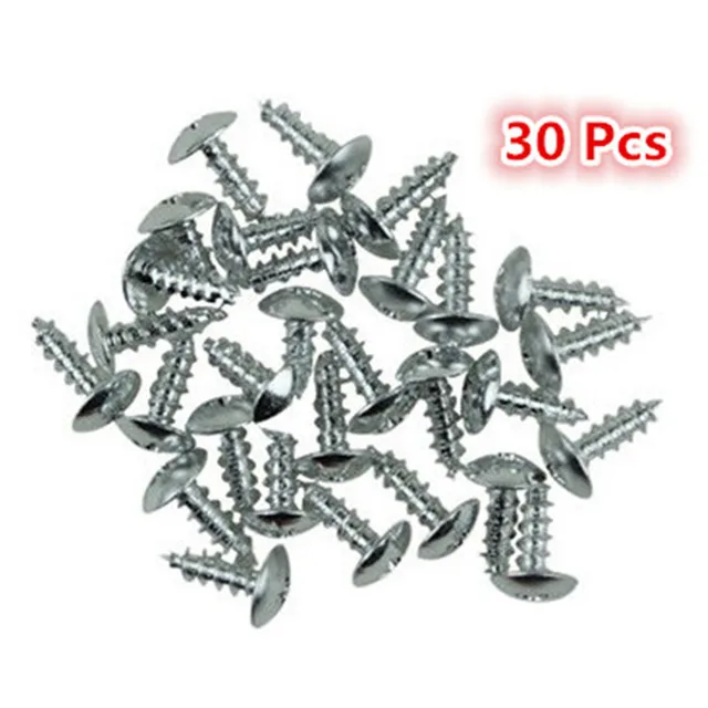 30 PCS 6 colors available moto parts universal motorbike screws fixed accessories motorcycle bolts kit fastener screw Silver