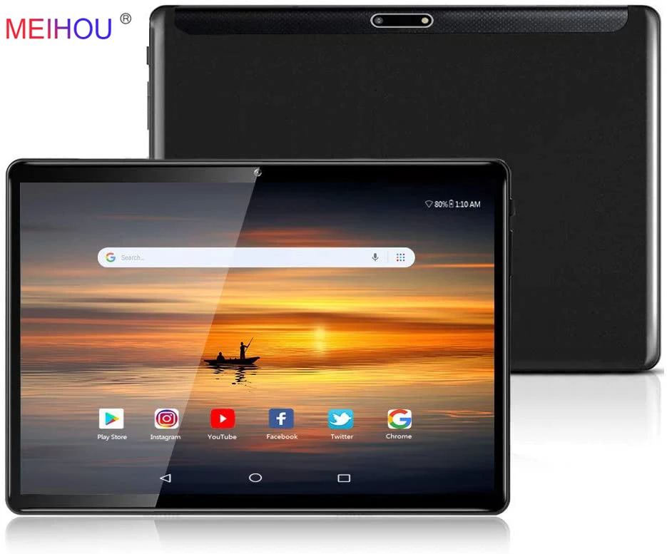 US $90.19 10 Inch PC Tablet 1280x800 IPS HD Screen Android 90 Octa Core GPS FM Bluetooth 5MP Camera 2GB RAM 32GB ROM 101 Tablet