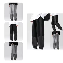 

Trendy Men Sweatpants All Match Simple Ankle Length Spring Pants Men Pants Spring Pants