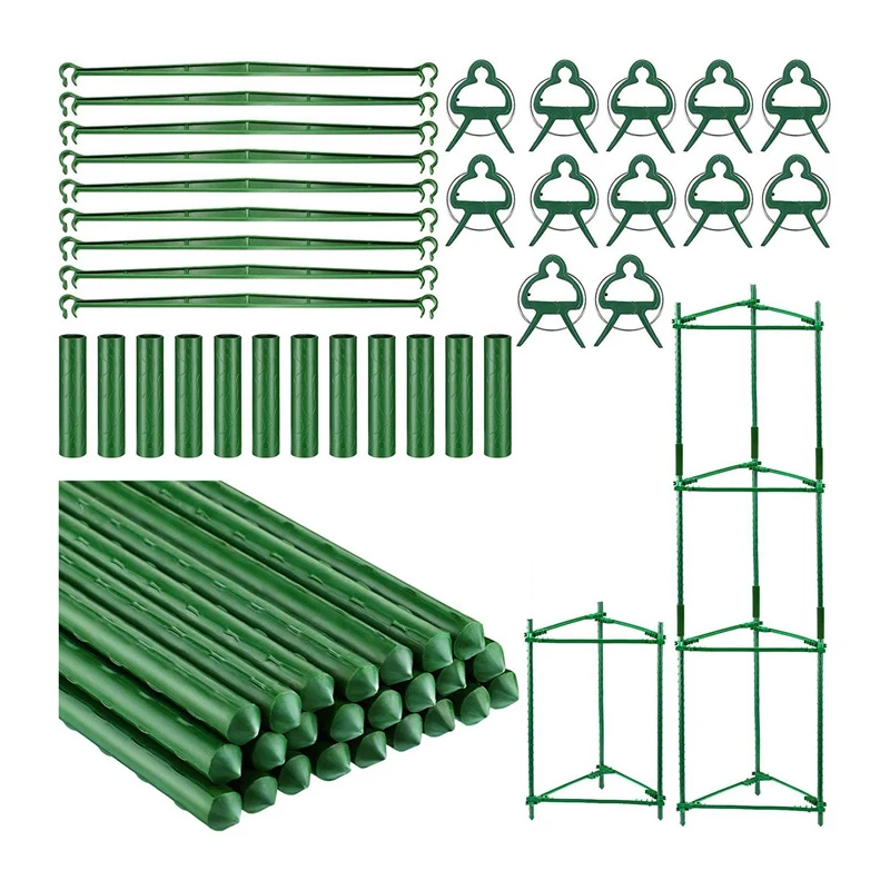 Tomato Cages Supports Deformable Assembled Set Tomato Stakes Assembled