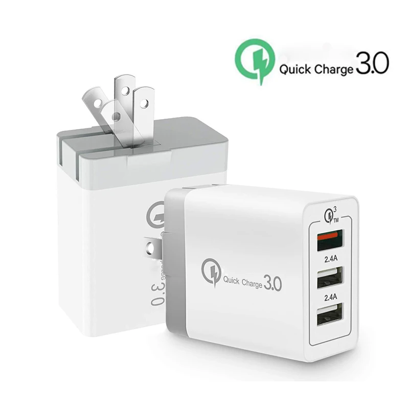 SHIERAK Быстрая зарядка 3,0 USB зарядное устройство 30 Вт QC3.0 QC Быстрая зарядка мультирозеточный мобильный телефон зарядное устройство для iPhone samsung Xiaomi