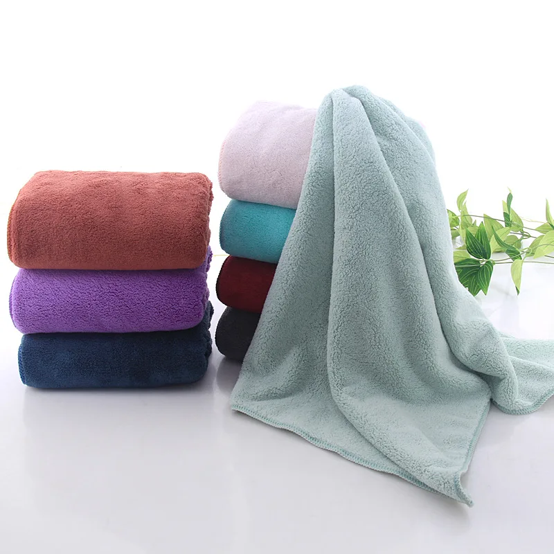 

quick dry microfiber 80X40cm coraline toalha face Thicken and increase size towel Absorbent hydrofiele doeken handdoek towel