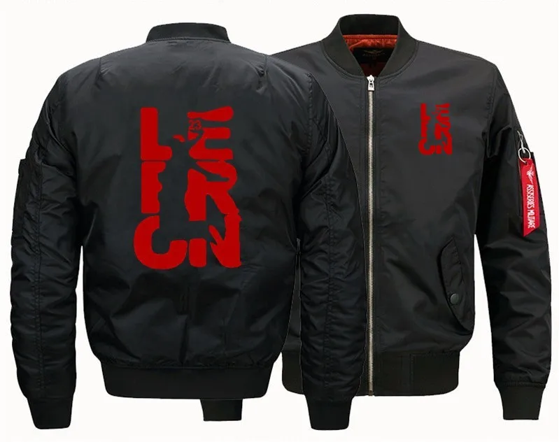 LeBron James Bomber Летающая куртка, зимняя утепленная мужская куртка на молнии, аниме, мужская повседневная куртка