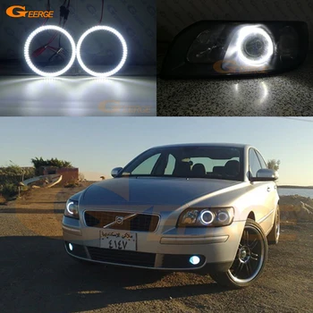 

For Volvo S40 II V50 2004 2005 2006 2007 pre Facelift Excellent DRL Ultra bright illumination smd led Angel Eyes kit DRL