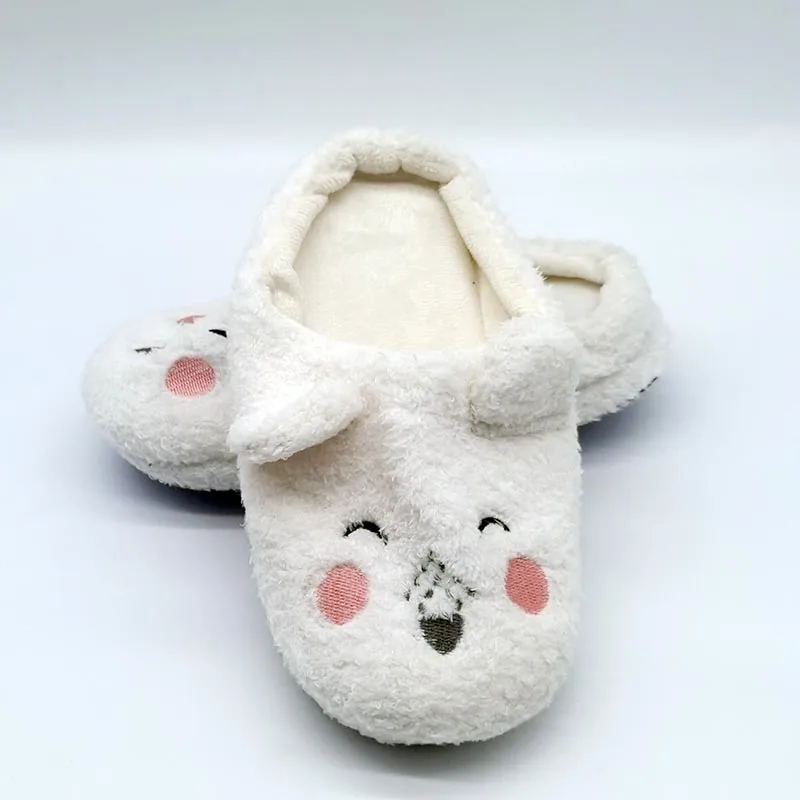 Indoor Slippers Animal Special Offer Custom Warm Winter Lovers Home Slippers Thick Hard Bottom Shoes on Floor Lovers Shoes
