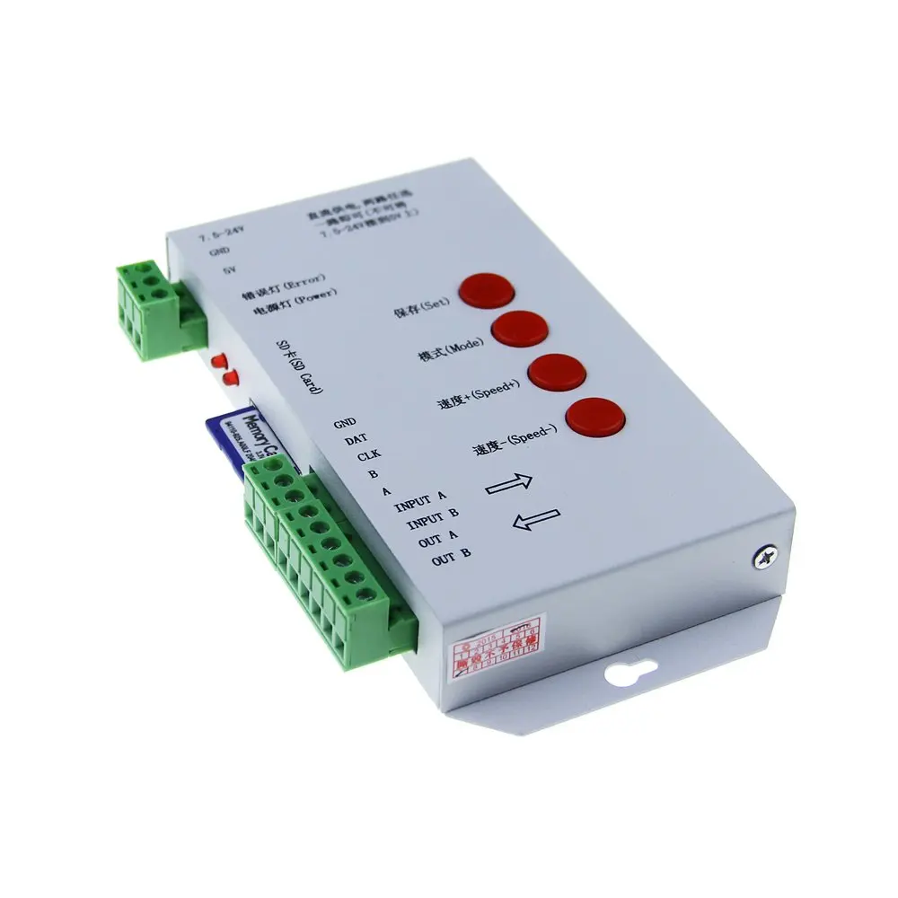 Цветовой RGB контроллер для светодиодной ленты WS2812B DMX512 ws2811 WS2801 LPD8806 APA102|Контролеры