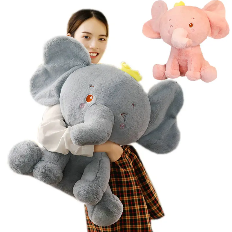 Traditie aankomen Impasse 60Cm Soft Crown Grote Flappy Oor Olifant Knuffel Knuffels Roze Olifanten  Gift Poppen Voor Baby Kids Giant knuffel Olifant - AliExpress