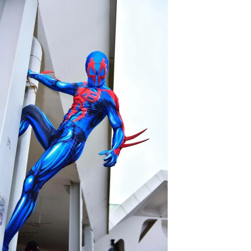 2099 Ultimate; паук Человек-3D печать комбинезон, костюм героя зентай мускульный костюм для косплея комбинезон для взрослых на Хэллоуин