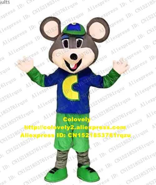 Chuck E. Костюм талисмана с изображением сыра мыши для взрослых героями