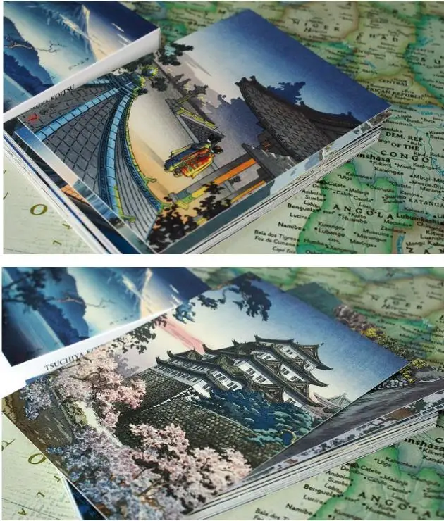 30 Pcs/Set Japanese Tsuchiya Koitsu Painting Photography Postcard INS Style Greeting Cards Message Card DIY Journal Decoration message cards