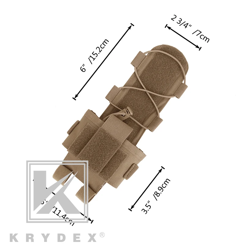 KRYDEX Тактический MK3 Батарея пакет мешок GPNVG 18 противовес коробка для боевой шлем