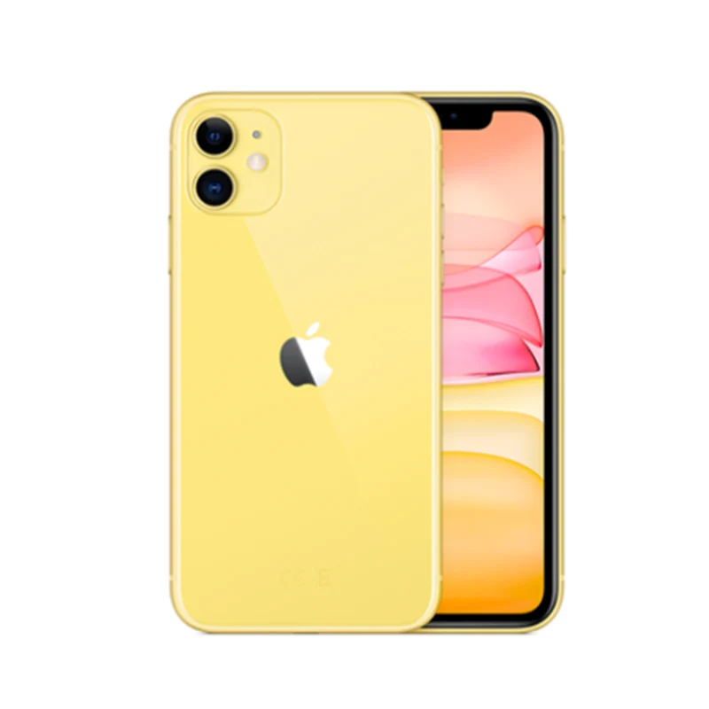 Used Unlocked Original iPhone 11 6.1 inch Full OLED Display 1 Sim Card 4G LTE Dual-camera Smart Phone 64/128/256GB ROM A13