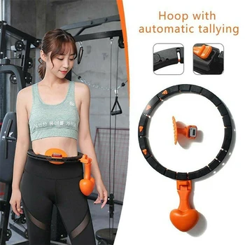 

Smart Auto-Spinning Hoop Slimming Fitness Automatische Rotation Portable Circle Adjustable Fitness Equipments Hot Sale