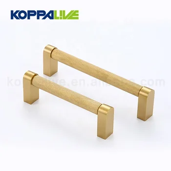 

European style solid brass unique copper furniture cabinet center bar knurled handle Shoe Box Wine Bar Pulls Knobs