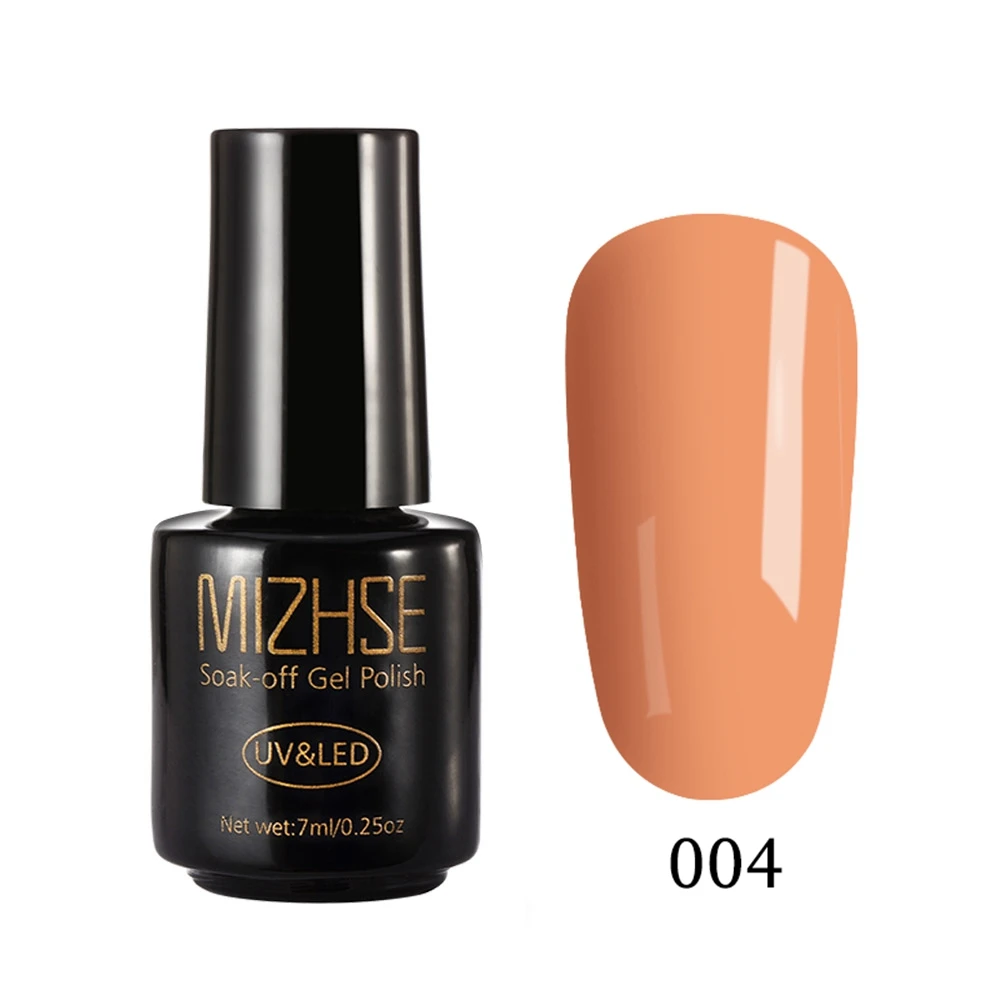KBQN004 MIZHSE Гель-лак для ногтей 7 мл UV Vernis Полупостоянный праймер верхнее покрытие для маникюра xx цветов гелевое покрытие для ногтей гель-арт - Цвет: KBQN004