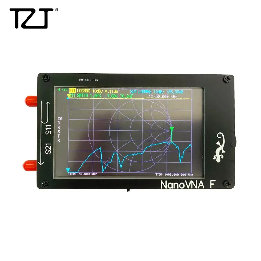Набор векторного анализатора сети TZT HF VHF UHF VNA 50 кГц 1000 МГц ЖК дисплей 4 3 дюйма