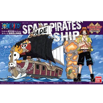 

Original Bandai One Piece Great Ship 12 Spades Pirates Ace Assembly Action Figureals Brinquedos Model Dolls