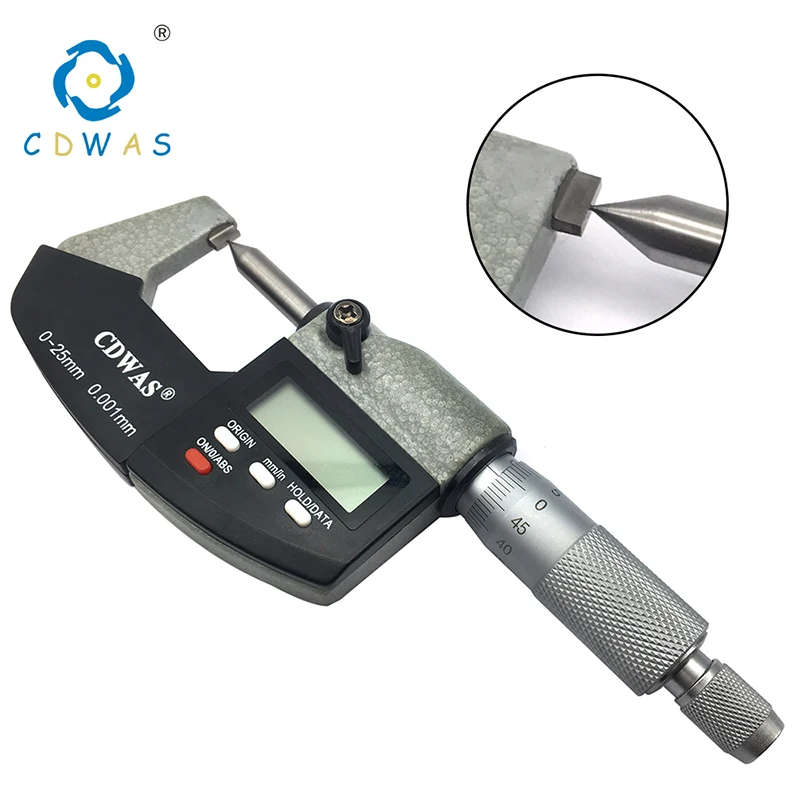 Accurate Measuring Tool 0 25mm 0.001mm Digital Outside Micrometer