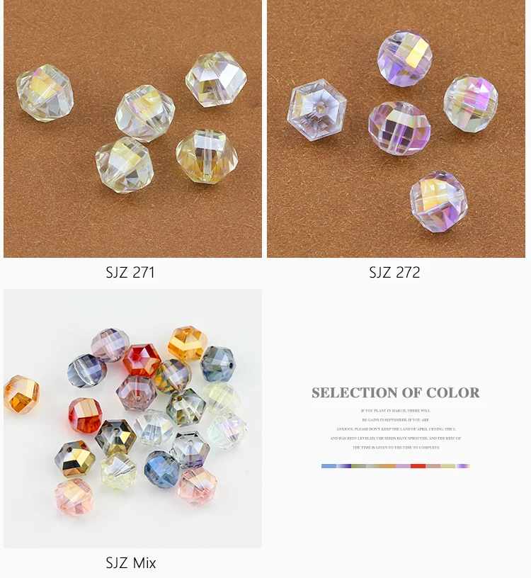Top Quality 12mm Austrian Beads AB color plating Loose bead bracelet Jewelry Making Accessories DIY