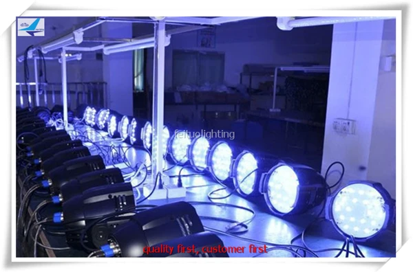 E-2lights RGBW 4в1 18*10 Вт Led Par Can Quad DMX512 алюминиевый par 64 сценический свет