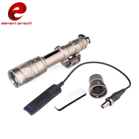 Elemento Airsoft Arma Escoteiro Luz Led Luzes Lâmpada Lanterna Tática Caça Ex377 Softairô Rifle M600w Km2-a