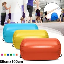 85x100 см надувной гимнастический воздушный коврик напольный домашний гимнастический перевернутый задний круглый столбик