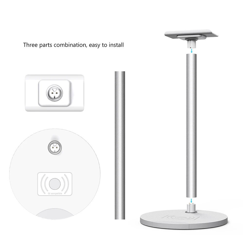 Wireless Charging Headset Stand Headphone Holder Aluminum Stand Wireless Charger for Samsung Galaxy