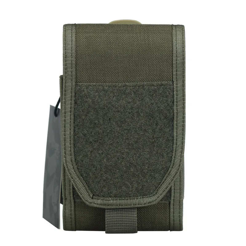 Duo Bao MOLLE тактическая охотничья поясная сумка держатель для смартфона чехол для iPhone6s SE iPhone6 Plus 8Plus iPhone X - Цвет: Армейский зеленый