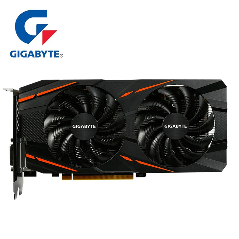 

GIGABYTE RX580 Video Card 8GB 128Bit GDDR5 Graphics Cards Display Port HDMI DVI RX500 series VGA Cards RX580 Used for PC AMD