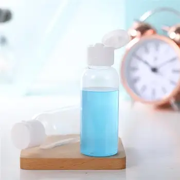 

20pcs Reusable Travel Bottles Porable Flip Bottle Container Refillable Bottle For Shampoo Toiletries Lotion (Random Lid Color)