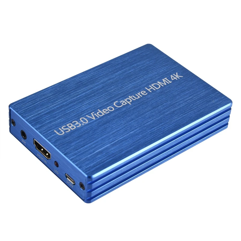  2019Newest Game Capture Card For HDMI USB 3.0 4K Portable Audio Video Dongle With Loop-out