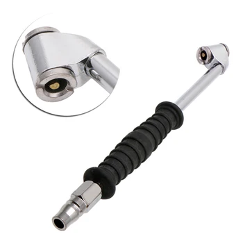 

Tire Air Pump Valve Nozzle Dual Head Chuck Replacement Car Motorcycles